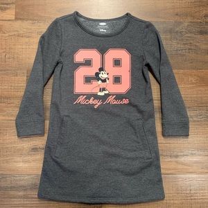 4T Fleece Lined Disney Dress